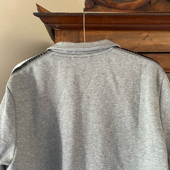 Puma Unisex Grey Zip-Up Cotton Sweatshirt - Picture 12 of 14